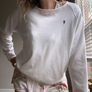 White Polo Crewneck
